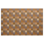 Bruin-schaakbordweefsel Stof (Fat Quarter)