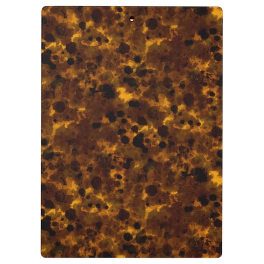 Bruin schildpad klembord (Achterkant)