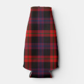 Bruin Schots Clan Tartan Plaid Patroon Flesjeskoeler (Voorkant)