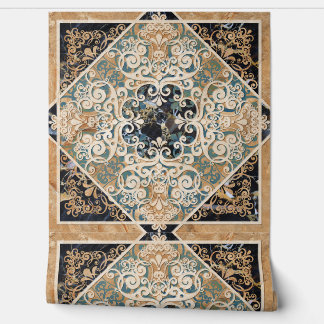 Bruin Sepia Tegel 6 Behang