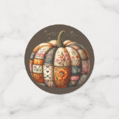 BRUIN & SINAASAPPEL GOUDEN GROENE HERFST PATCHWORK CONFETTI (Kleine voorkant)