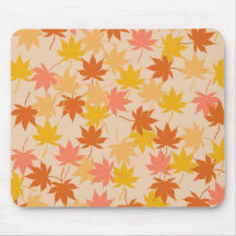 Bruin Sinaasappel herfst bloemblaadjes Y2K patroon