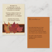 Bruin Sinaasappel Ivoor Gedroogde bladeren Behuizi Informatiekaartje (Voorkant / Achterkant)