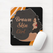Bruin Skin Girl Muismat (Met muis)