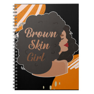 Bruin Skin Girl Notitieboek