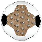 Bruin Spotty Dalmatian Voetbal (Gedraaid)