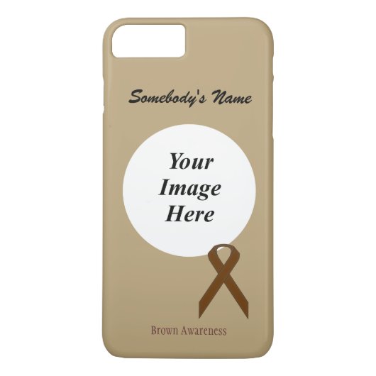 Bruin standaardlintje door Kenneth Yoncich Case-Mate iPhone Case (Achterkant)