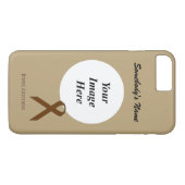 Bruin standaardlintje door Kenneth Yoncich Case-Mate iPhone Case (Achterkant (Horizontaal))