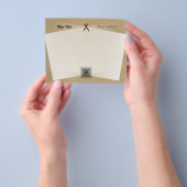 Bruin standaardlintje door Kenneth Yoncich Flyer (Hand)