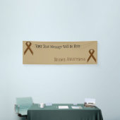 Bruin standaardlintje door Kenneth Yoncich Spandoek (Beurs)