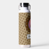 Bruin standaardlintje door Kenneth Yoncich Waterfles (Voorkant)