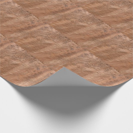 Bruin steen cadeaupapier (Hoek)