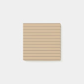 Bruin Stijlvol briefpapier Post-it® Notes (Voorkant)
