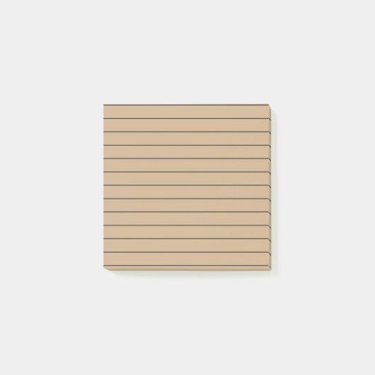 Bruin Stijlvol briefpapier Post-it® Notes (Voorkant)
