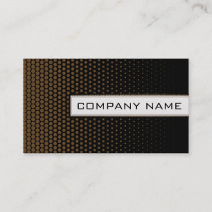 Bruin Stip Elegant Modern Black Visitekaartje
