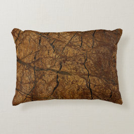 Bruin Stone Pattern Vaderdag Accent Kussen