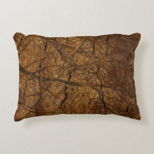 Bruin Stone Pattern Vaderdag Accent Kussen
