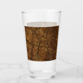 Bruin Stone Pattern Vaderdag Glas