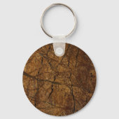Bruin Stone Pattern Vaderdag Sleutelhanger (Voorkant)