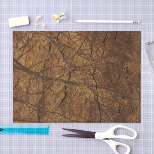 Bruin Stone Pattern Vaderdag Tissuepapier (Craft)