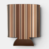 Bruin Striped Patroon Blikjeskoeler (Achterkant)