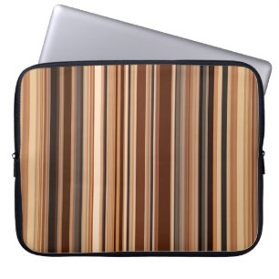 Bruin Striped Patroon Laptop Sleeve