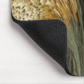 Bruin Striped Shelf Fungus Abstracte Mousepad Muismat (Hoek)