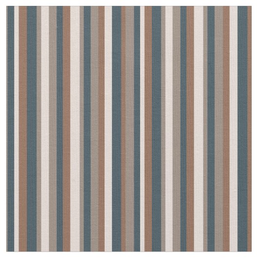 Bruin Striped Stof (Close Up)