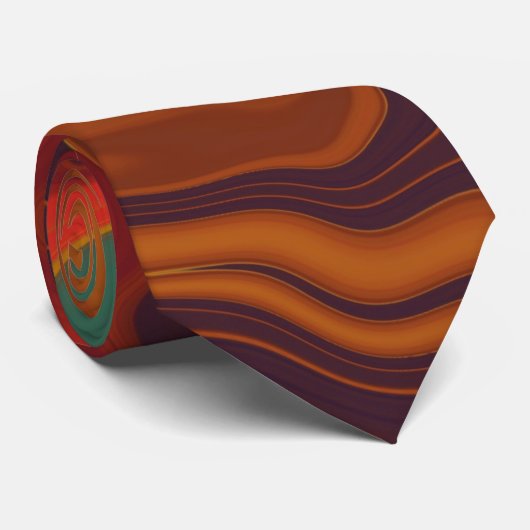 bruin stropdas (Opgerold)