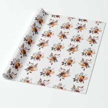 Bruin & Taan Bloemmotief