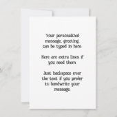  Bruin Tabby Cat Aangepaste Wenskaarten (Achterkant)