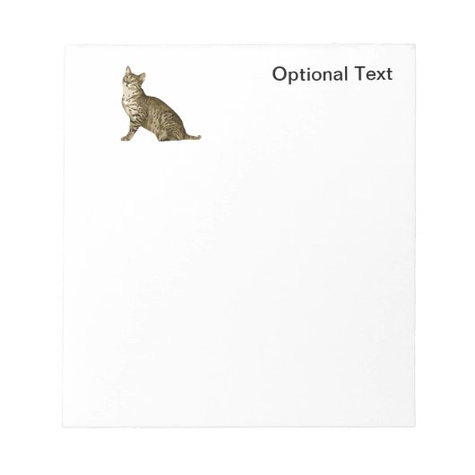 Bruin tablet notitieblok (Voorkant)