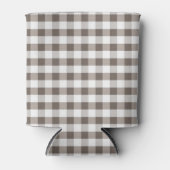 Bruin tafelkledipatroon blikjeskoeler (Voorkant)