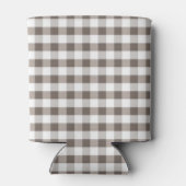 Bruin tafelkledipatroon blikjeskoeler (Achterkant)