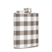 Bruin tafelkledipatroon heupfles (Rechts)