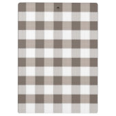 Bruin tafelkledipatroon klembord (Achterkant)