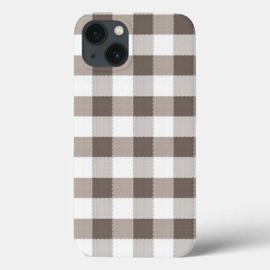 Bruin tafelkleed patroon Case-Mate iPhone case (Achterkant)