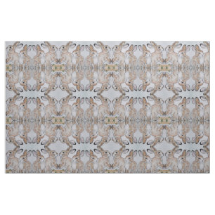 Bruin Tan Baby Bunny Rabbit Lively Fun Fabric Stof
