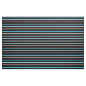 Bruin, Tan, Deep Sky Blue en Black Pattern Stof (Fat Quarter)