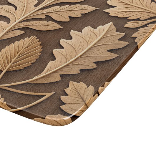 BRUIN & TAN HERFST HERFSTBLADEREN & EIKELS SNIJPLANK (Hoek)