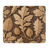 BRUIN & TAN HERFST HERFSTBLADEREN & EIKELS SNIJPLANK (Voorkant)