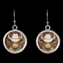 Bruin Tan Koeienhuid Highland Koe Luipaard Print