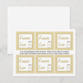 Bruin/Tan Mason Jar Bruiloft Favor Labels Briefkaart (Voorkant / Achterkant)