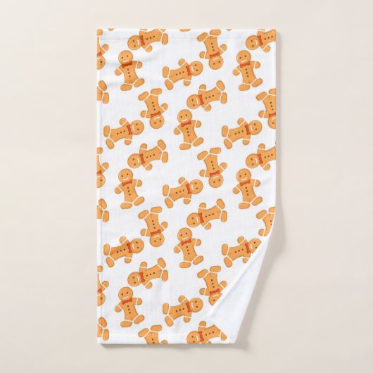 Bruin tandbrood op wit bad handdoek (Handdoek)