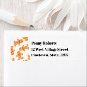 Bruin tandbrood op wit etiket (Insitu)