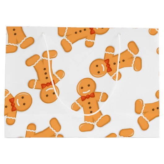 Bruin tandbrood op wit groot cadeauzakje (Achterkant)