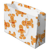 Bruin tandbrood op wit groot cadeauzakje (Achterkant Gekanteld)