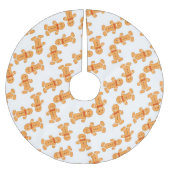 Bruin tandbrood op wit kerstboom rok (Voorkant)