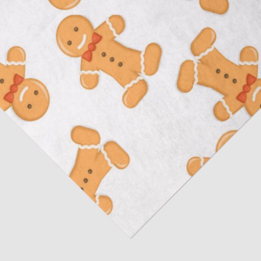 Bruin tandbrood op wit tissuepapier (Detail)