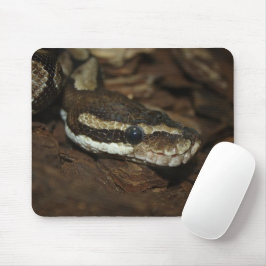 Bruin tapijt Python Muismat (Met muis)